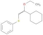 Benzene, [(2-cyclohexyl-2-ethoxyethenyl)thio]-