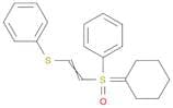 Benzene, [[cyclohexylidene(phenylsulfinyl)ethenyl]thio]-