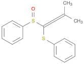 Benzene, [[3-methyl-1-(phenylsulfinyl)-1,2-butadienyl]thio]-