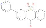 9H-Thioxanthen-9-one, 3-(4-pyridinyl)-, 10,10-dioxide