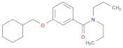 Benzamide, 3-(cyclohexylmethoxy)-N,N-dipropyl-