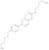 Carbonic acid, 3-chloro-4'-hexyl[1,1'-biphenyl]-4-yl pentyl ester