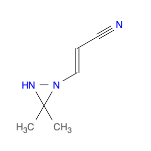 2-Propenenitrile, 3-(3,3-dimethyl-1-diaziridinyl)-, (E)-