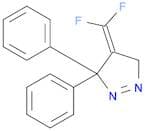 3H-Pyrazole, 4-(difluoromethylene)-4,5-dihydro-3,3-diphenyl-