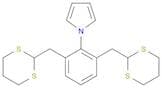 1H-Pyrrole, 1-[2,6-bis(1,3-dithian-2-ylmethyl)phenyl]-