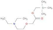 Acetic acid, [2-(diethylamino)ethoxy]-, (trimethylsilyl)methyl ester
