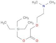 Acetic acid, [2-(dimethylamino)ethoxy]-, (triethylsilyl)methyl ester