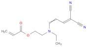 2-Propenoic acid, 2-[(4,4-dicyano-1,3-butadienyl)ethylamino]ethyl ester