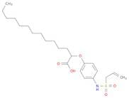 Tetradecanoic acid, 2-[4-[(2-propenylsulfonyl)amino]phenoxy]-