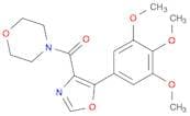 Morpholine, 4-[[5-(3,4,5-trimethoxyphenyl)-4-oxazolyl]carbonyl]-