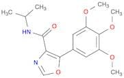 4-Oxazolecarboxamide, N-(1-methylethyl)-5-(3,4,5-trimethoxyphenyl)-