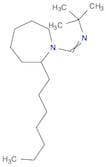 1H-Azepine, 1-[[(1,1-dimethylethyl)imino]methyl]-2-heptylhexahydro-