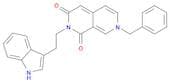 2,7-Naphthyridine-1,3(2H,7H)-dione,2-[2-(1H-indol-3-yl)ethyl]-7-(phenylmethyl)-