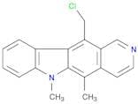 6H-Pyrido[4,3-b]carbazole, 11-(chloromethyl)-5,6-dimethyl-