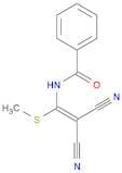 Benzamide, N-[2,2-dicyano-1-(methylthio)ethenyl]-