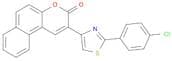 3H-Naphtho[2,1-b]pyran-3-one, 2-[2-(4-chlorophenyl)-4-thiazolyl]-