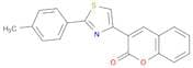 2H-1-Benzopyran-2-one, 3-[2-(4-methylphenyl)-4-thiazolyl]-