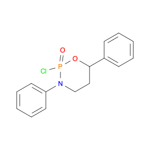 2H-1,3,2-Oxazaphosphorine, 2-chlorotetrahydro-3,6-diphenyl-, 2-oxide