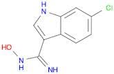 6-Chloro-N-hydroxy-1H-indole-3-carboximidamide
