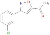 Ethanone,1-[3-(3-chlorophenyl)-5-isoxazolyl]-