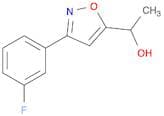 5-Isoxazolemethanol,3-(3-fluorophenyl)-a-methyl-