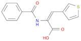 2-Propenoic acid, 2-(benzoylamino)-3-(3-thienyl)-, (Z)-