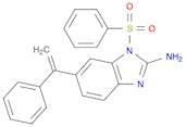 1H-Benzimidazol-2-amine, 6-(1-phenylethenyl)-1-(phenylsulfonyl)-