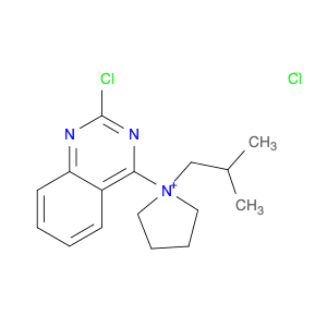 Pyrrolidinium, 1-(2-chloro-4-quinazolinyl)-1-(2-methylpropyl)-, chloride