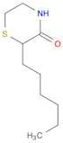 3-Thiomorpholinone, 2-hexyl-