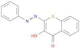 4H-1-Benzothiopyran-4-one, 3-hydroxy-2-(phenylazo)-
