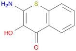 4H-1-Benzothiopyran-4-one, 2-amino-3-hydroxy-