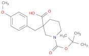 1-[(tert-Butyl)oxycarbonyl]-3-(4-methoxybenzyl)piperidine-3-carboxylic acid