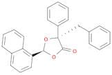 1,3-DIOXOLAN-4-ONE, 2-(1-NAPHTHALENYL)-5-PHENYL-5-(PHENYLMETHYL)-, (2S,5S)-