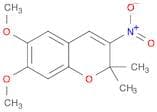 2H-1-Benzopyran, 6,7-dimethoxy-2,2-dimethyl-3-nitro-