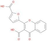 4H-1-Benzopyran-3-carboxylic acid, 2-(5-carboxy-2-furanyl)-4-oxo-
