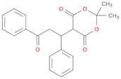 1,3-Dioxane-4,6-dione, 2,2-dimethyl-5-(3-oxo-1,3-diphenylpropyl)-