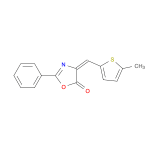 5(4H)-Oxazolone, 4-[(5-methyl-2-thienyl)methylene]-2-phenyl-, (E)-