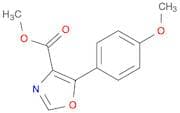 4-Oxazolecarboxylic acid, 5-(4-methoxyphenyl)-, methyl ester