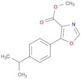 4-Oxazolecarboxylic acid, 5-[4-(1-methylethyl)phenyl]-, methyl ester