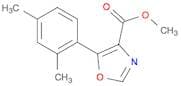 4-Oxazolecarboxylic acid, 5-(2,4-dimethylphenyl)-, methyl ester