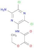 Acetic acid, [(6-amino-3,5-dichloropyrazinyl)amino]oxo-, ethyl ester