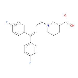3-Piperidinecarboxylic acid, 1-[4,4-bis(4-fluorophenyl)-3-butenyl]-