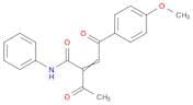 2-Butenamide, 2-acetyl-4-(4-methoxyphenyl)-4-oxo-N-phenyl-