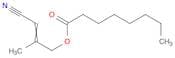 Octanoic acid, 3-cyano-2-methyl-2-propenyl ester