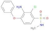 Benzenesulfonamide, 3-amino-2-chloro-N-methyl-4-phenoxy-