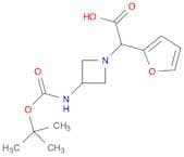 2-(3-((tert-Butoxycarbonyl)amino)azetidin-1-yl)-2-(furan-2-yl)acetic acid