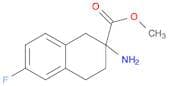 2-Naphthalenecarboxylicacid, 2-amino-6-fluoro-1,2,3,4-tetrahydro-, methyl ester