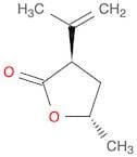 2(3H)-Furanone, dihydro-5-methyl-3-(1-methylethenyl)-, trans-