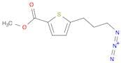 2-Thiophenecarboxylic acid, 5-(3-azidopropyl)-, methyl ester