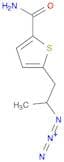 2-Thiophenecarboxamide, 5-(2-azidopropyl)-